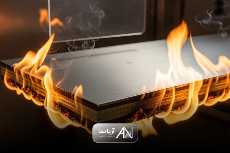 آیا نمای کامپوزیت ضدحریق است؟【🔍بررسی استانداردها و حقایق】| ایمنی ساختمان، نمای مقاوم در برابر حرارت، نمای کامپوزیت نسوز، استاندارد B1 و B2 در کامپوزیت | composite cladding fire resistance, ALPOLIC panels price, Fire rated ACP sheets, ALPOLIC fr panels, Composite panels, Aluminium Composite Panel Wooden pattern, Metal Composite panels, Aluminum composite panel cladding, Aluminum composite Panel Size, Composite fire resistance (FR)