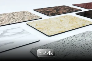 بهترین رنگ نمای کامپوزیت ساختمان🏢 - رنگ بندی ورق کامپوزیت | نمای کامپوزیت مدرن، طراحی نمای اداری، رنگ طوسی نمای کامپوزیت، رنگ مشکی و سفید در نمای ساختمان