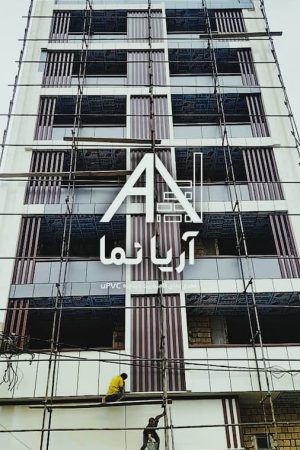 ساختمان پزشکان مارلیک (ملارد)- رستم پور - اجرای نمای کامپوزیت